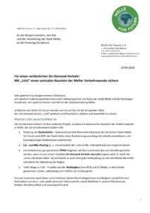 Für einen verlässlichen On-Demand-Verkehr: Mit „Lütti“ einen zentralen Baustein der Meller Verkehrswende sichern